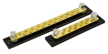 Sammelschiene Masseverteiler PC/Edelstahl/Cu 250A