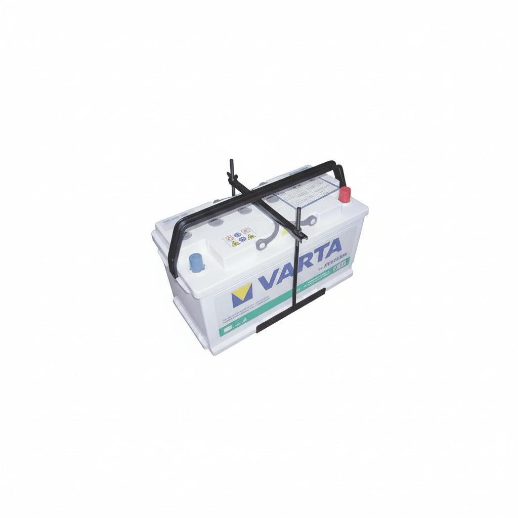 Batteriehalter Edelstahl - für Batterien 165-230mm Höhe