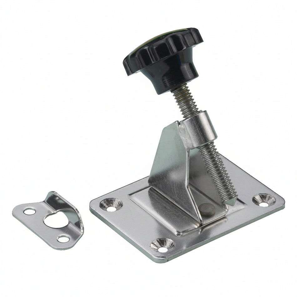 Lukenverschluss Edelstahl EK21675 – Grundplatte 71x52mm mit Schraubverschluss und Sterngriff, inkl. Gegenplatte