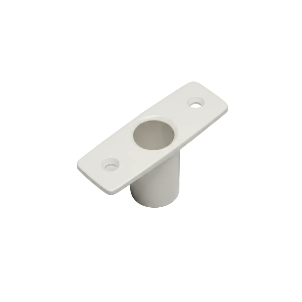 Buchse zum Einlassen EK27050 weiß – L74mm, Ø19mm, für Flaggenstöcke EK27057/EK27058