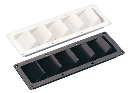 Lüfterkasten ABS für Schlauch 75mm, schwarz, für Lüfter EK27290, EK41290 5 Schlitze