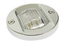 Einbau-Heckleuchte Edelstahl 12V 10W 76mm