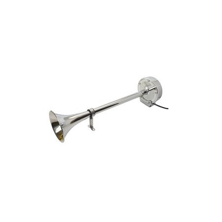 Signalhorn Edelstahl 12V elektrisch 110dB einfach/doppelt einfach