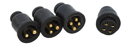 Steckverbinder Neopren 10A - mit Stecker und Sockel