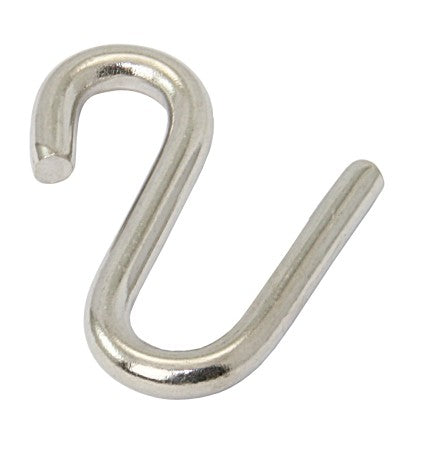 S-Haken asymmetrisch - Edelstahl A2 - 2 Größen