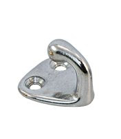 Fenderhaken und Fenderöse - Messing verchromt - 3 Varianten EK32500