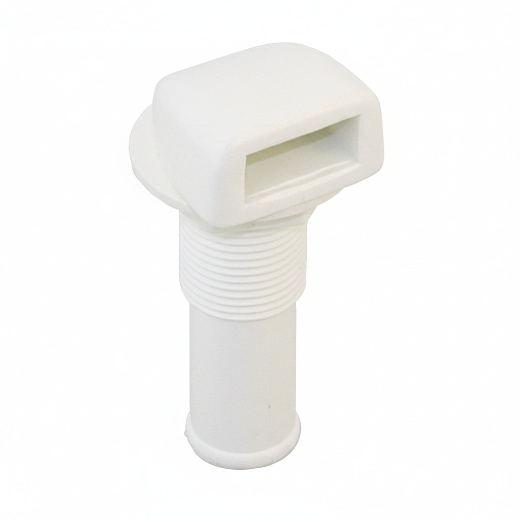 Tankentlüfter Nylon weiß gerade für Schlauch 16mm