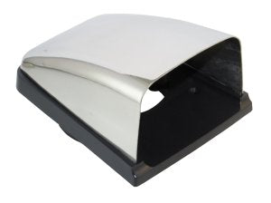 Lüfterhutze Edelstahl A2 mit Kunststoffbasis für Schlauch 75mm