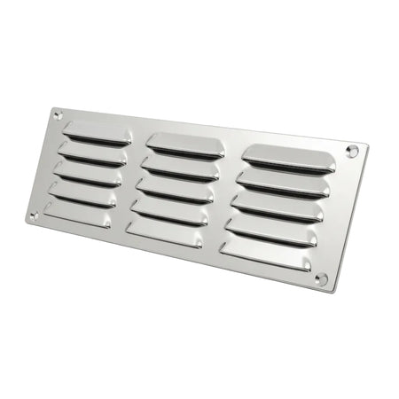 Kiemenblech rechteckig Edelstahl A2 mit Fliegengitter 128-340mm 7 Größen