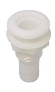 Borddurchbruch Acetal Weiß - Gerader Anschluss - Verschiedene Größen