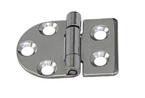 Scharnier AISI304 gestanzt asymmetrisch 42x30mm - Edelstahl 1.4301