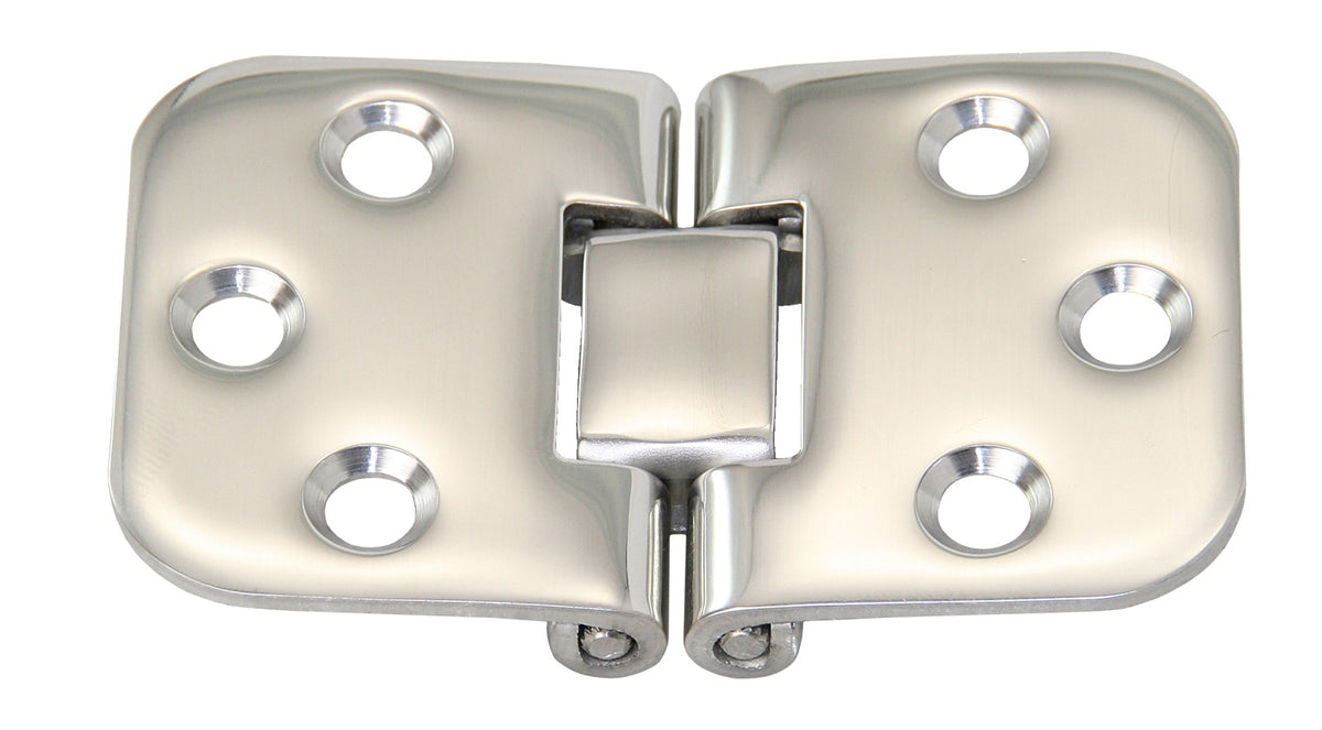 Tischplattenscharnier AISI304 70x40mm - Edelstahl 1.4301 gebürstet