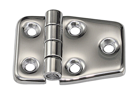 Scharnier AISI304 tiefgezogen asymmetrisch 59x40,5mm - Edelstahl 1.4301