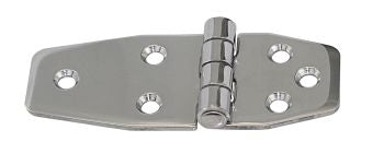 Scharnier AISI304 gestanzt asymmetrisch 98x40mm - Edelstahl 1.4301