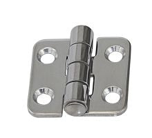 Scharnier AISI304 gestanzt symmetrisch - Edelstahl 1.4301 mit Schrauben