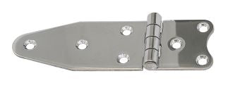 Scharnier AISI304 gestanzt asymmetrisch 130x40mm - Edelstahl 1.4301