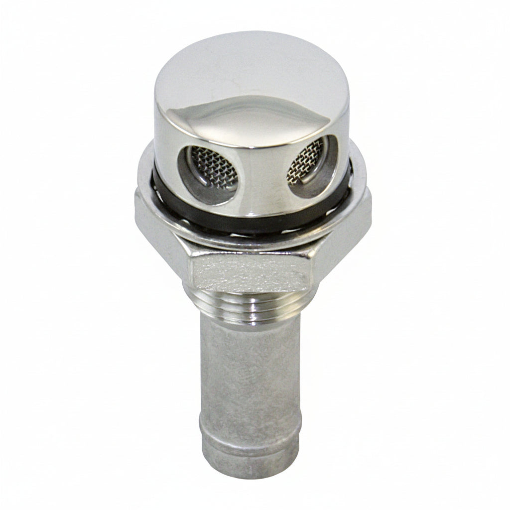 Tankentlüfter Edelstahl A4 für Schlauch 16mm - gerade & gebogen - ISO 10088