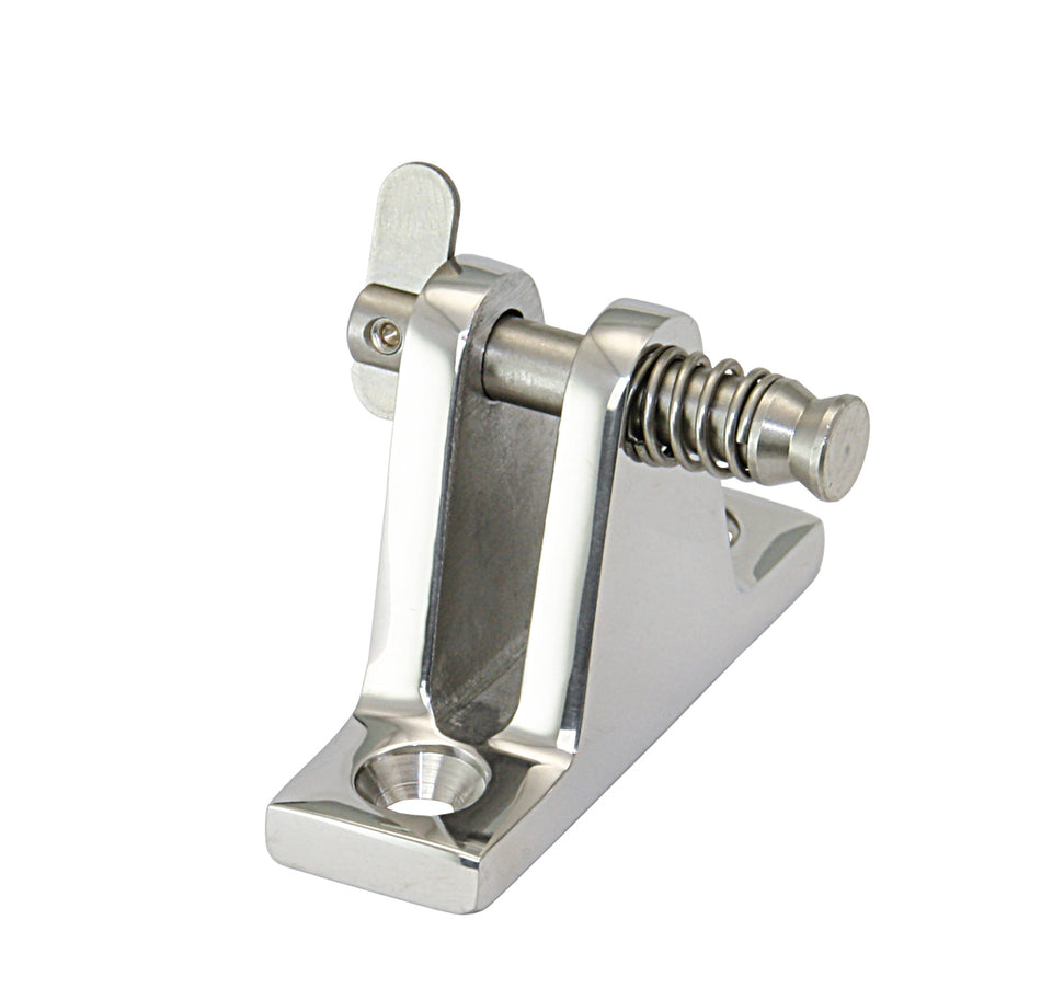 Verdecksbeschlag Edelstahl AISI 316 - Mit Klappnasenbolzen 80°/90° 90 °