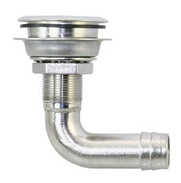 Tankentlüfter versenkt Edelstahl A4 gebogen 90° - ISO 10088