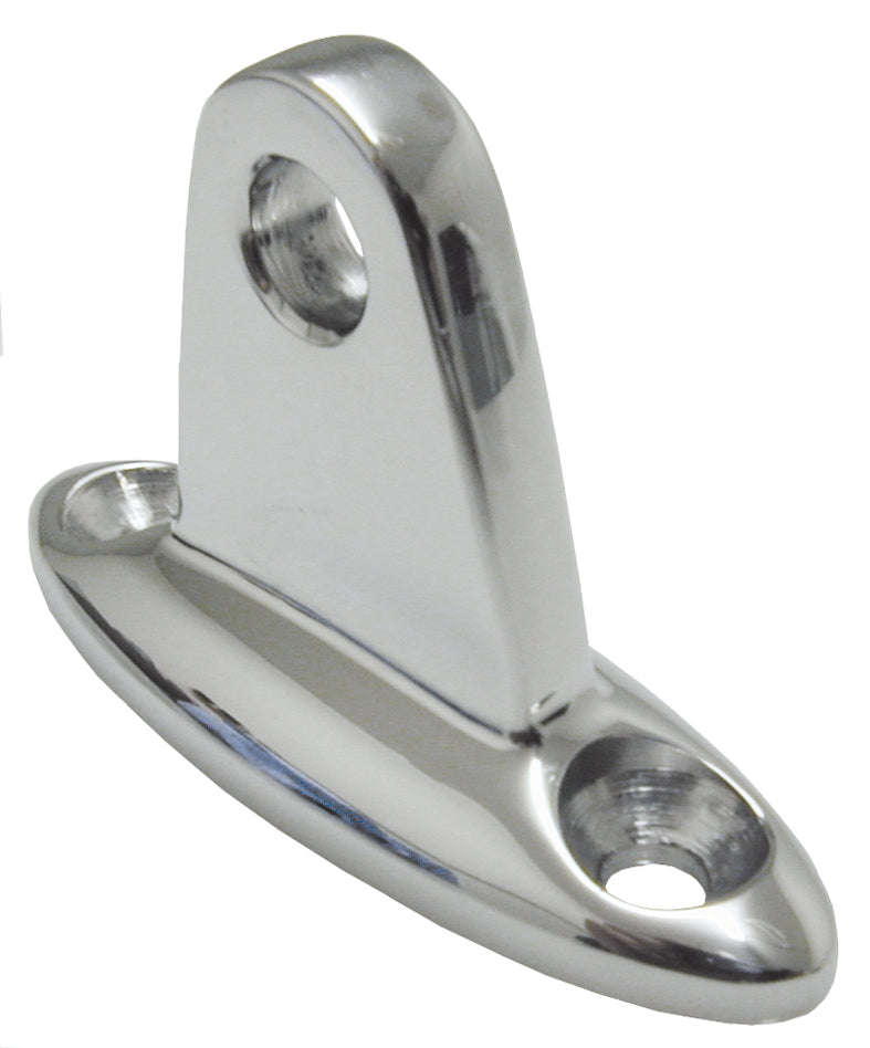 Verdecksbeschlag Edelstahl AISI 316 - Extra Slim mit Lasche