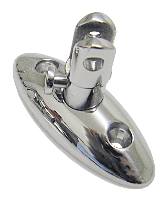 Verdecksbeschlag Edelstahl AISI 316 - Drehbar mit abnehmbarer Gabel