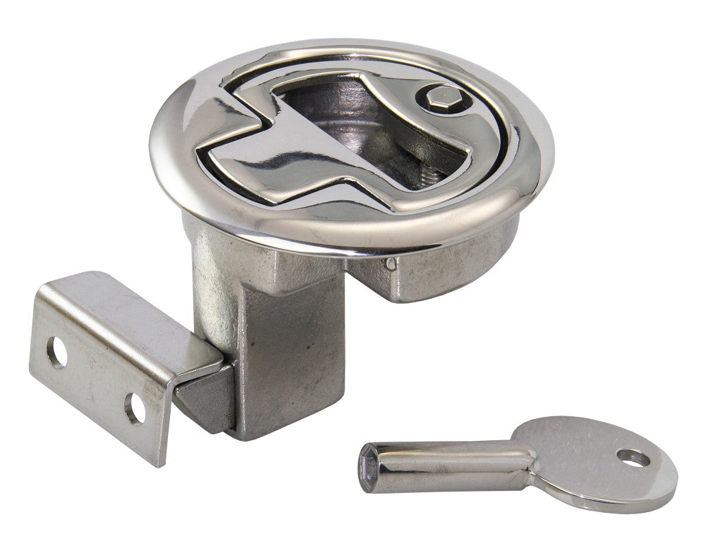 Bodenheber-Schnappverschluss Edelstahl A4 45-60mm wasserdicht IP65 - abschließbar und nicht abschließbar abschließbar