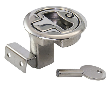 Bodenheber-Schnappverschluss Edelstahl A4 45-60mm wasserdicht IP65 - abschließbar und nicht abschließbar abschließbar