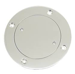 Edelstahl-Inspektionsdeckel A4 mit Verschluss - 3" bis 8" - inkl. Schlüssel