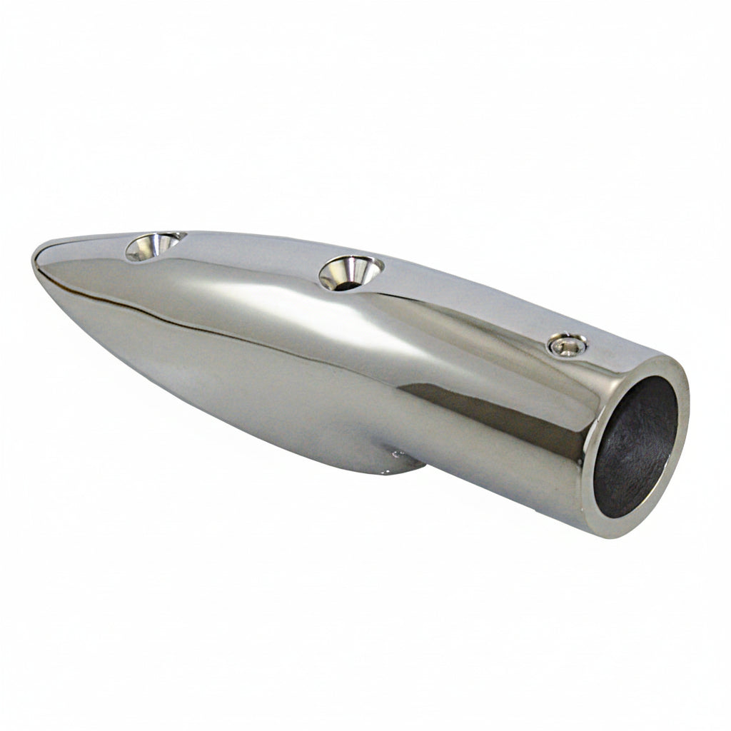 Handlauf-Endstück Edelstahl 1.4401 - Runde Form 8° für 22mm