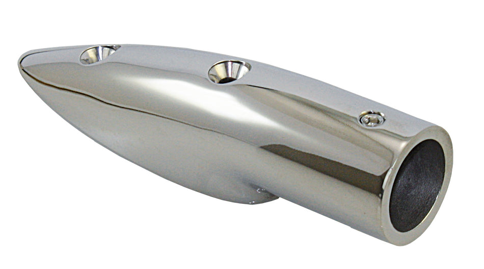 Handlauf-Endstück Edelstahl 1.4401 - Runde Form 8° für 22mm