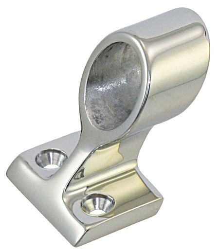 Handlauf-Mittelstück Edelstahl 1.4401 - Eckige Basis 60° für 22mm/25mm