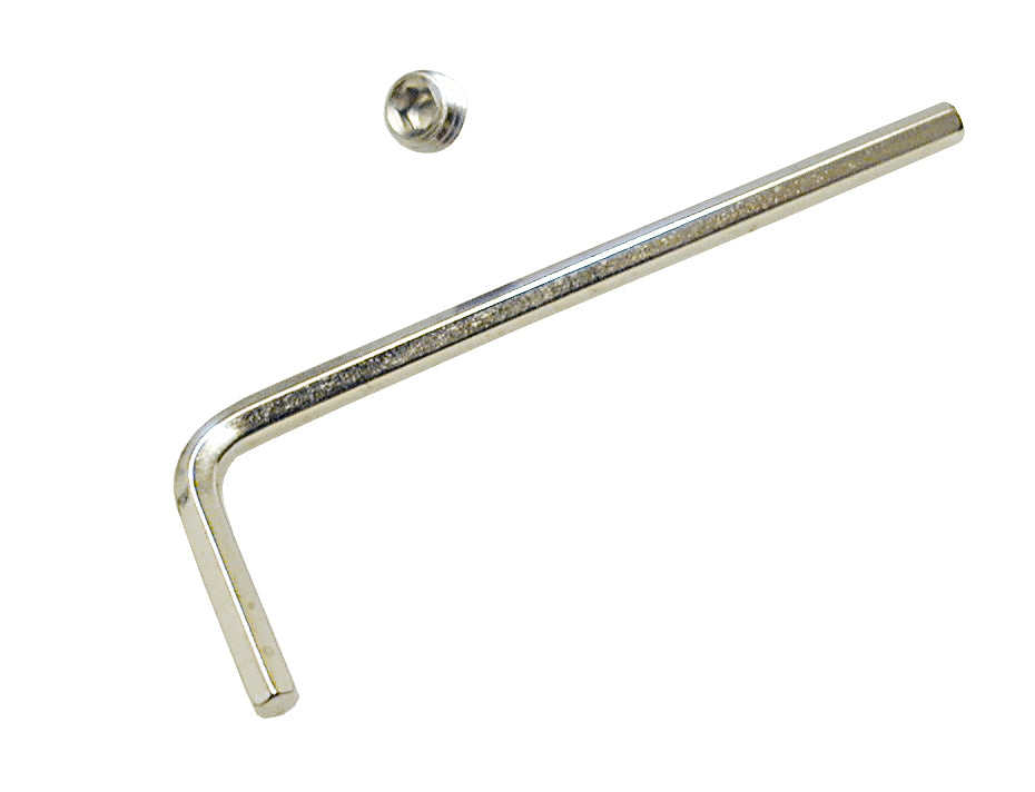 Ersatz-Madenschrauben & Innensechskantschlüssel Edelstahl A4 - Für Rohrbeschläge