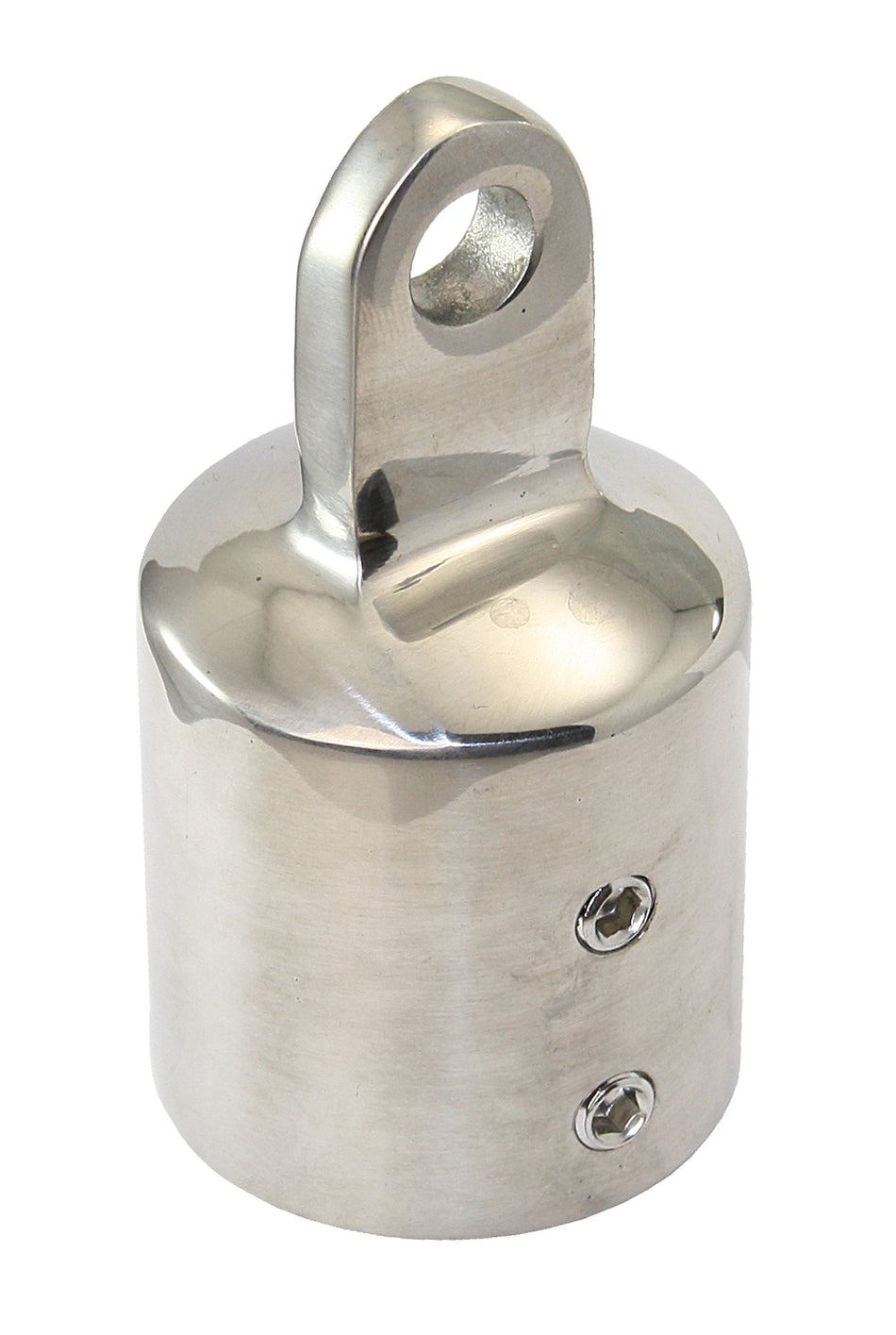 Rohrendkappe Edelstahl AISI 316 - Verstärkt mit 2 Madenschrauben für 22mm/25mm/30mm 30 mm