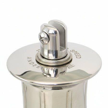 Verdecksbeschlag Edelstahl AISI 316 mit Winschaufnahme