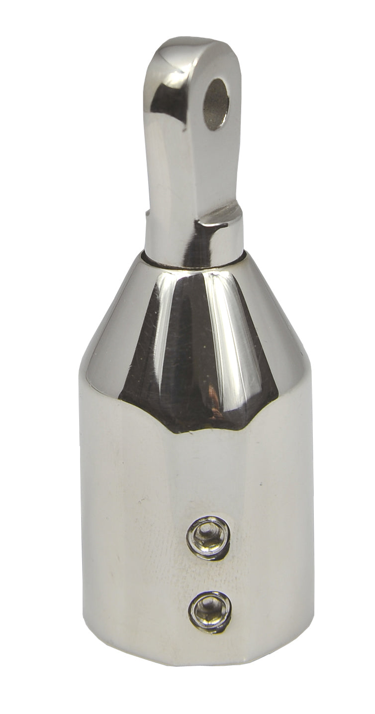 Rohrendkappe Edelstahl AISI 316 - Höhenverstellbar justierbar für 22mm/25mm