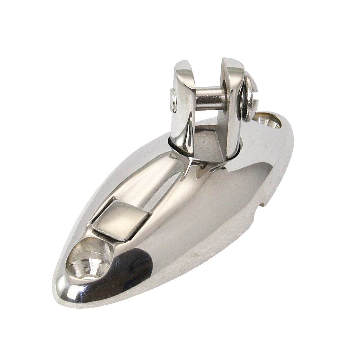 Verdecksbeschlag Edelstahl AISI 316 - Abnehmbar/Drehbar mit Pin 6mm/8mm