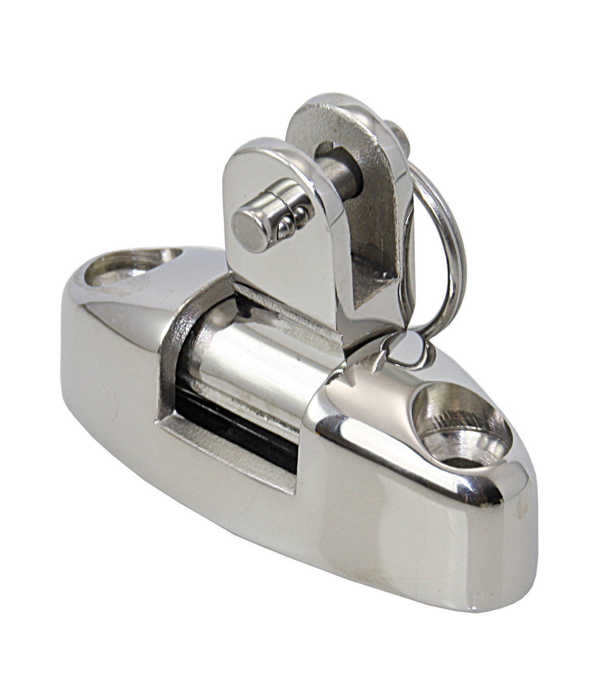 Verdeckgelenk Edelstahl AISI 316 - Hohe Ausführung mit M6 Schraube mit Kugelsperrbolzen