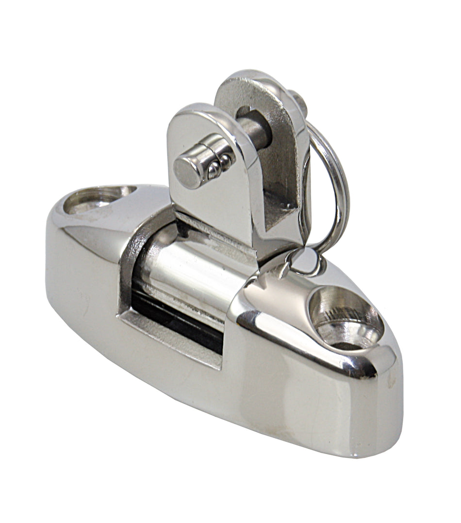 Verdeckgelenk Edelstahl AISI 316 - Hohe Ausführung mit M6 Schraube mit Kugelsperrbolzen