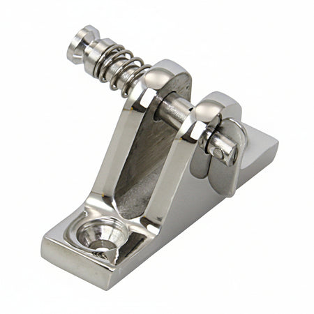 Verdecksbeschlag Edelstahl AISI 316 - Mit Klappnasenbolzen 80°/90° 80°