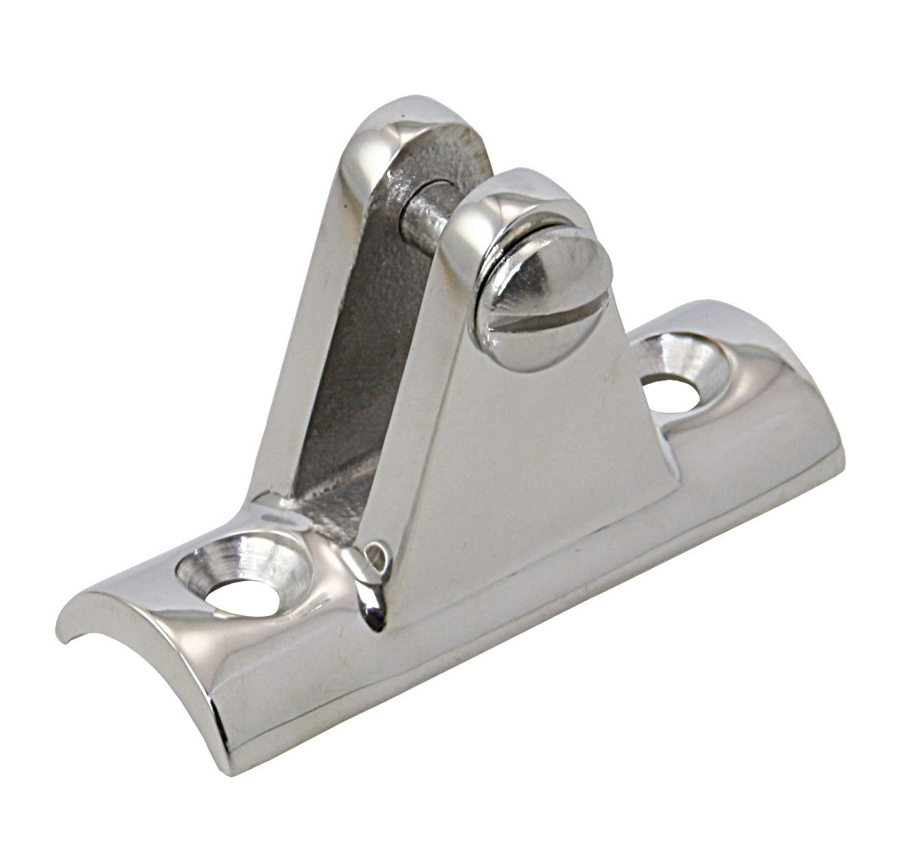 Rohrbeschlag Edelstahl AISI 316 - Konkav 90° für 22-25mm mit Schraubbolzen