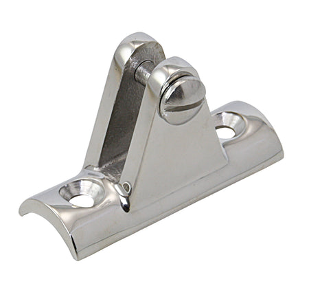 Rohrbeschlag Edelstahl AISI 316 - Konkav 90° für 22-25mm mit Schraubbolzen