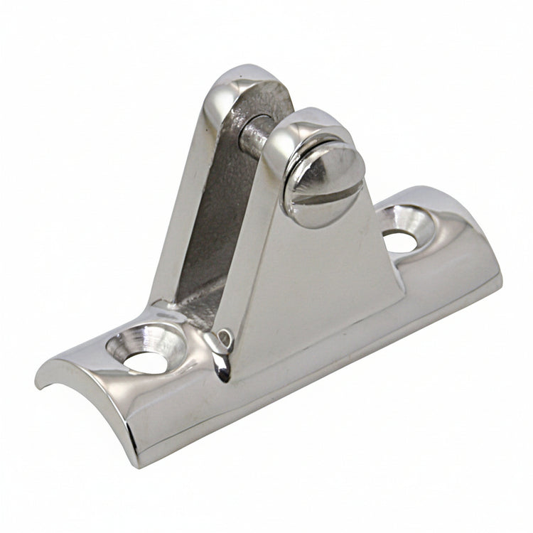 Rohrbeschlag Edelstahl AISI 316 - Konkav 90° für 22-25mm mit Schraubbolzen