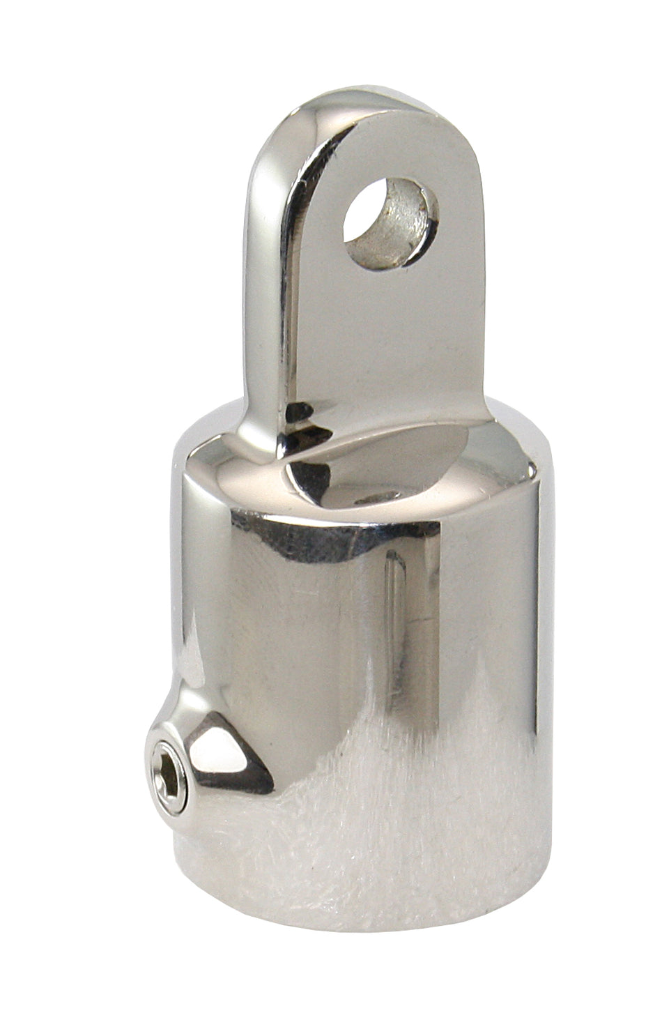 Rohrendkappe Edelstahl AISI 316 - Verstärkt mit langem Gewinde für 20mm/22mm/25mm/30mm