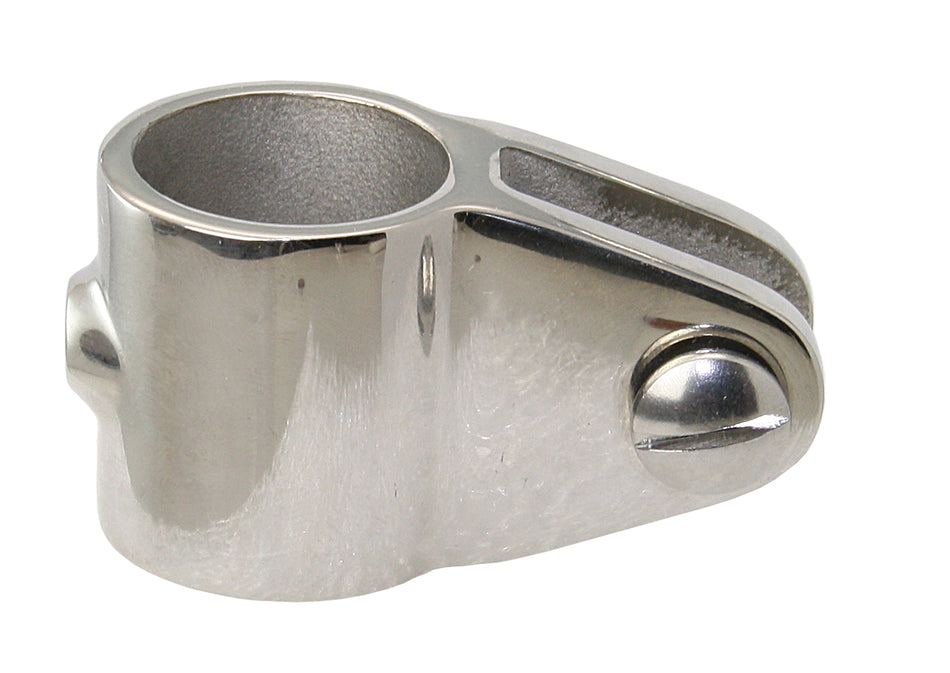 Rohrgelenkstück Edelstahl AISI 316 - Verstärkt mit langem M6 Gewinde für 20mm/22mm/25mm/30mm