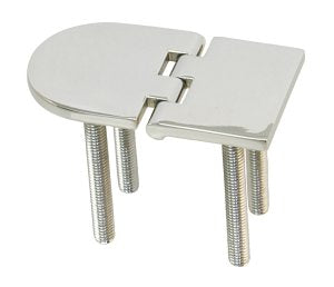 Scharnier mit Gewindebolzen A4 - Edelstahl 1.4401 M6 Feinguss