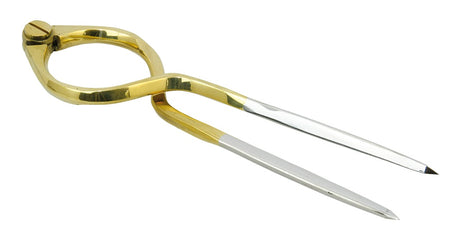 Einhand-Marinezirkel 200mm Messing mit Edelstahlspitzen