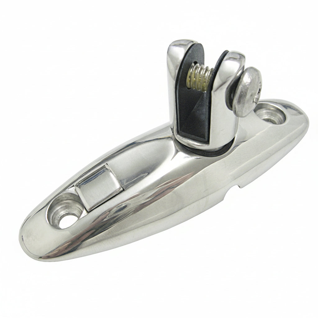 Verdecksbeschlag Edelstahl AISI 316 abnehmbar/drehbar - Pin 6mm/8mm