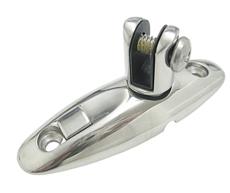 Verdecksbeschlag Edelstahl AISI 316 - Abnehmbar/Drehbar mit Pin 6mm/8mm