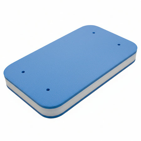 Kissenfender ESDP1 blau/weiß – 500 x 300 x 50 mm, Schaum-Fender mit Befestigungslöchern