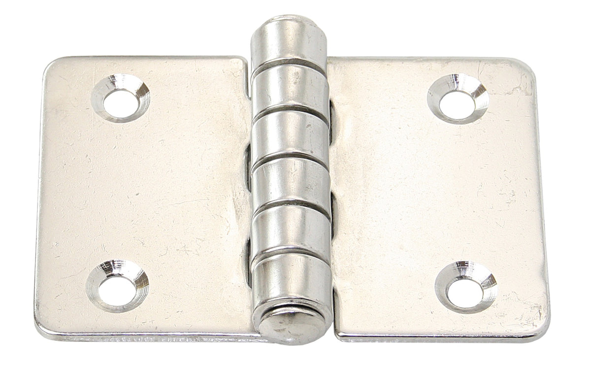 Scharnier AISI304 gestanzt symmetrisch 90x60mm - Edelstahl 1.4301